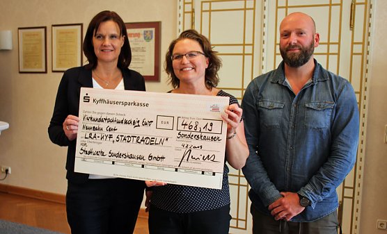 Ausgezeichnete Leistungen beim Stadtradeln (Foto: Karl-Heinz Herrmann)