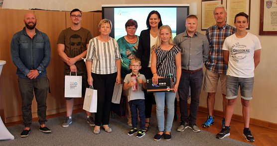 Ausgezeichnete Leistungen beim Stadtradeln (Foto: Karl-Heinz Herrmann)