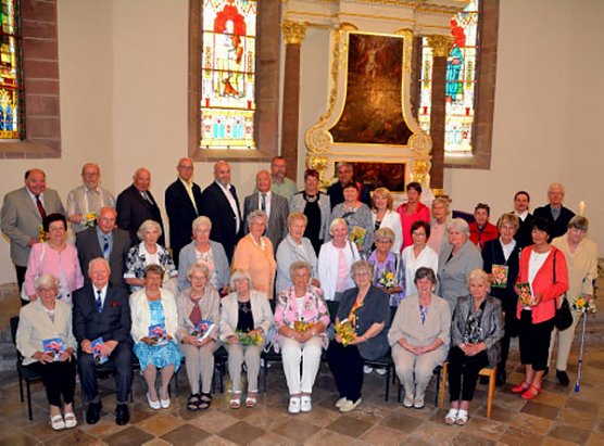 Treffen nach 70, 65, 60 und 50 Jahren: (Foto: G&ouml;bel-Bark)