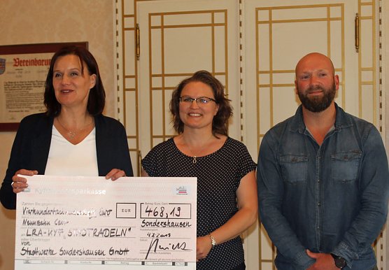 Stadtradeln unterst&uuml;tzt (Foto: Stadtwerke Sondershausen)