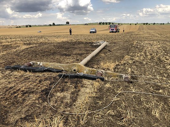 Brand bei Otterstedt (Foto: Silvio Dietzel)