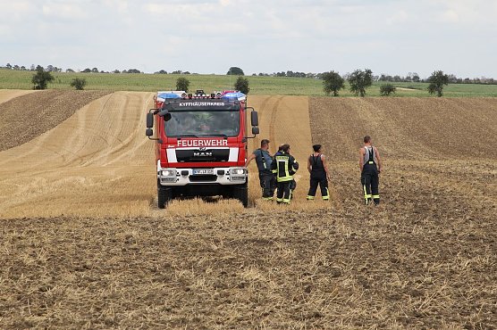 Brand bei Otterstedt (Foto: Silvio Dietzel)