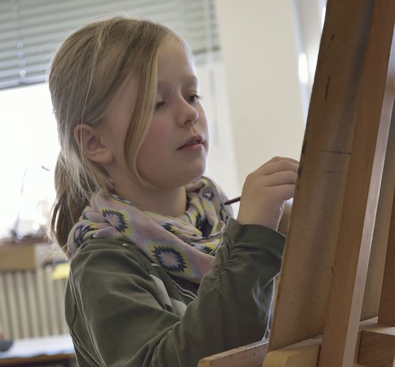 Zum Neustart des Panorama-Kinderzeichenkurses (Foto: Fred B&ouml;hme Panorama Museum)