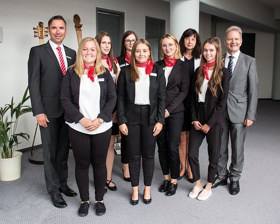 Ausbildungsbeginn bei der Kyffh&auml;usersparkasse (Foto: Kyffh&auml;usersparkasse)