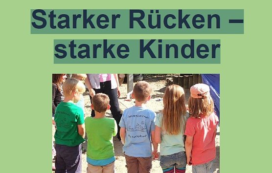 Starker R&uuml;cken � starke Kinder (Foto: Kreissportbund)