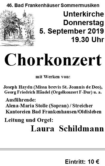 46. Bad Frankenh&auml;user Sommermusiken (Foto: Stadtmarketing Bad Frankenhausen)