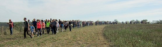 Ansturm auf die Kalir&uuml;ckstandshalde (Foto: privat)