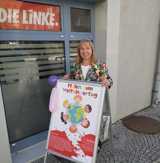 Malen zum Kindertag (Foto: Dr. Iris Martin-Gehl)