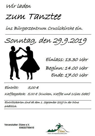 Tanztee im B&uuml;rgerzentrum Cruciskirche (Foto: D&uuml;ne)