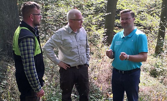 CDU im Gespr&auml;ch zum Thema Wald mit... (Foto: CDU Sondershausen)