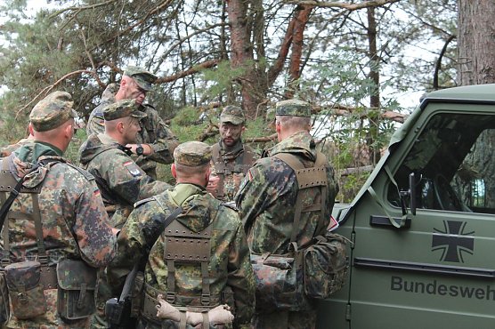 Versorgungsbataillon 131 auf dem Truppen&uuml;bungsplatz (Foto: Bundeswehr)