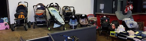 Im Klubhaus Stock&acute;sen Kindersachenbasar (Foto: privat)