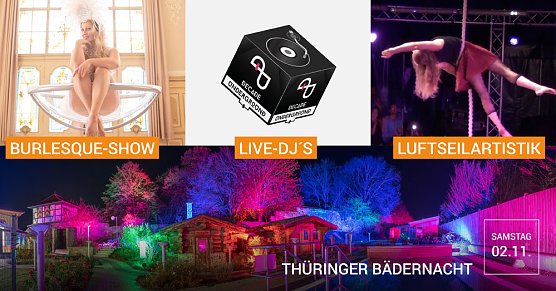 Th&uuml;ringer B&auml;dernacht in der Kyffh&auml;user-Therme � (Foto: Stadtmarketing Bad Frankenhausen)