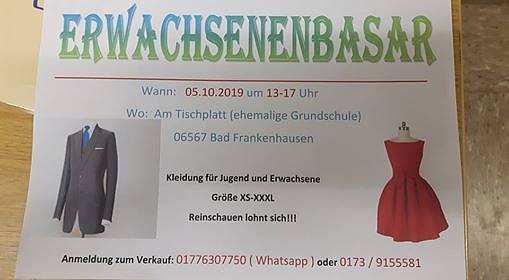 Neue Ausstellung und Erwachsenensachenbasar (Foto: privat) Neue Ausstellung und Erwachsenensachenbasar (Foto: privat)