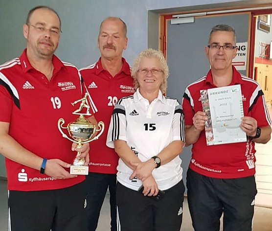 Erfolgreiche BRSG-Bosselteams (Foto: BRSG Kyffh&auml;user)