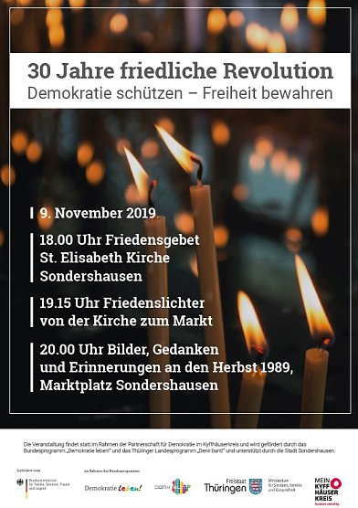 Demokratie schützen – Freiheit bewahren (Foto: Landratsamt Kyffhäuserkreis) Demokratie schützen – Freiheit bewahren (Foto: Landratsamt Kyffhäuserkreis)