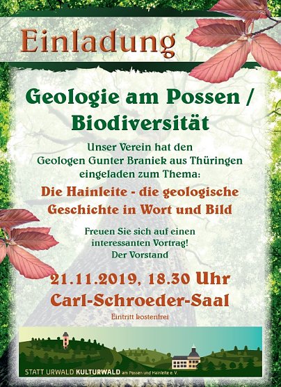 Vortrag &uuml;ber die Hainleite (Foto: Peter Morich)