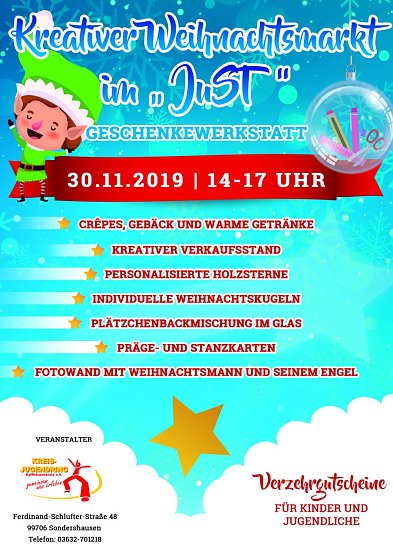 Kreativer Weihnachtsmarkt (Foto: JuST)