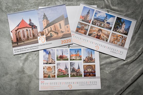 Neuer Kalender des Kirchenkreises Bad Frankenhausen (Foto: Jana Gro&szlig;)