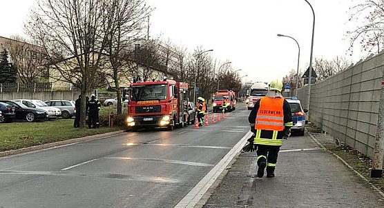 Unfall in der Schachtstra&szlig;e (Foto: Silvio Dietzel)