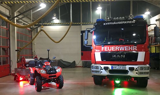 Neue Fahrzeuge f&uuml;r die St&uuml;tzpunktfeuerwehr Bad Frankenhausen (Foto: privat)