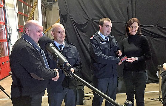 Neue Fahrzeuge f&uuml;r die St&uuml;tzpunktfeuerwehr Bad Frankenhausen (Foto: privat)