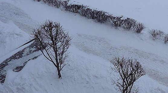 Schneeverwehungen (Foto: Karl-Heinz Herrmann)