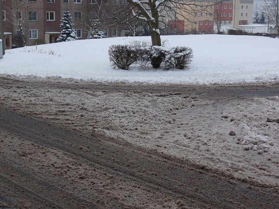 Stra&szlig;e des Friedens im Winter (Foto: Karl-Heinz Herrmann)