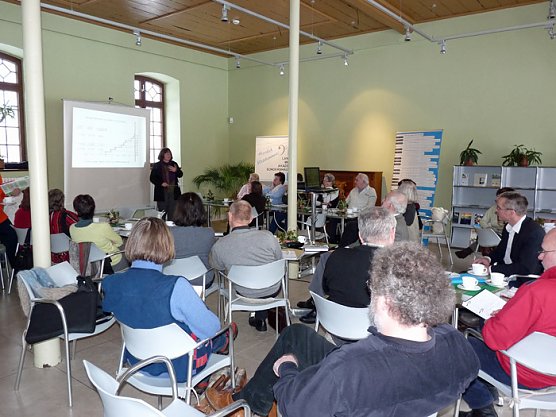 Werkstattgespr&auml;ch zum Cafe Pille (Foto: Karl-Heinz Herrmann)