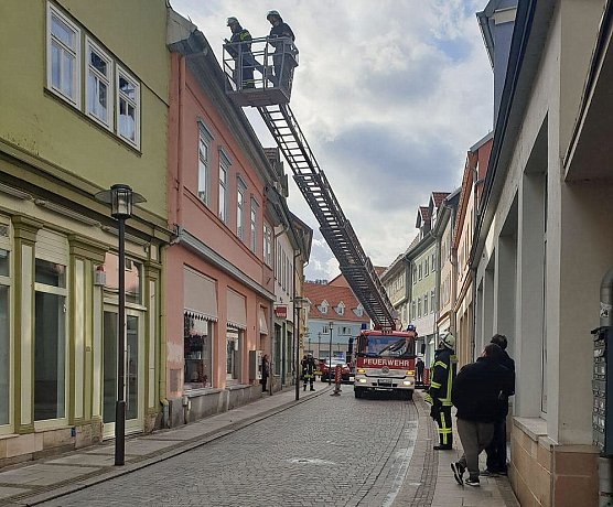 Sturmschaden in Sondershausen (Foto: Silvio Dietzel)
