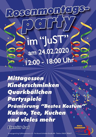 Rosenmontagsparty im "JuST" (Foto: JUST) Rosenmontagsparty im "JuST" (Foto: JUST)