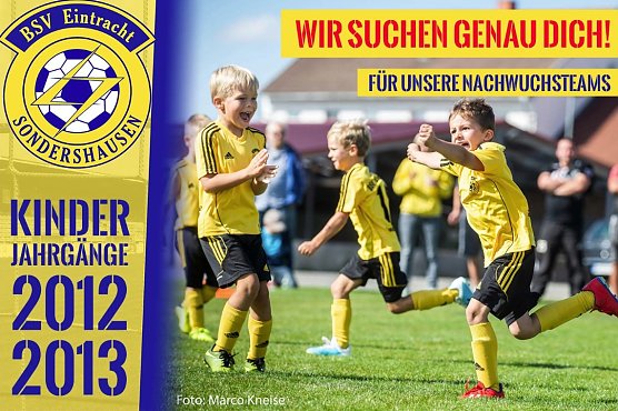 Wir suchen Dich! (Foto: BSV Eintracht Sondershausen) Wir suchen Dich! (Foto: BSV Eintracht Sondershausen)