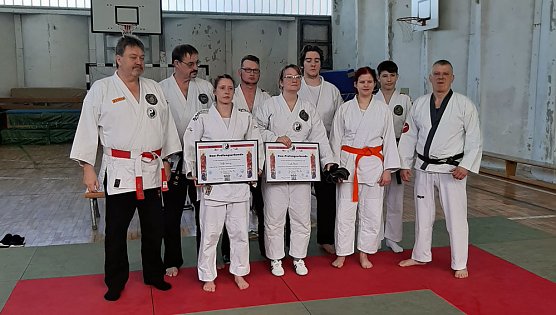 Dan � Pr&uuml;fung abgelegt (Foto: Werner Bank)