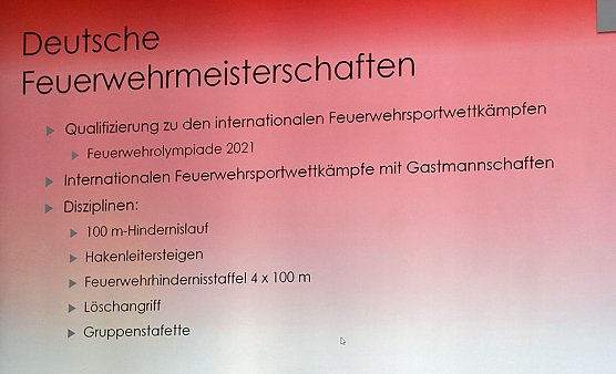 Vorschau auf die Deutschen Feuerwehrmeisterschaften (Foto: Karl-Heinz Herrmann) Vorschau auf die Deutschen Feuerwehrmeisterschaften (Foto: Karl-Heinz Herrmann)