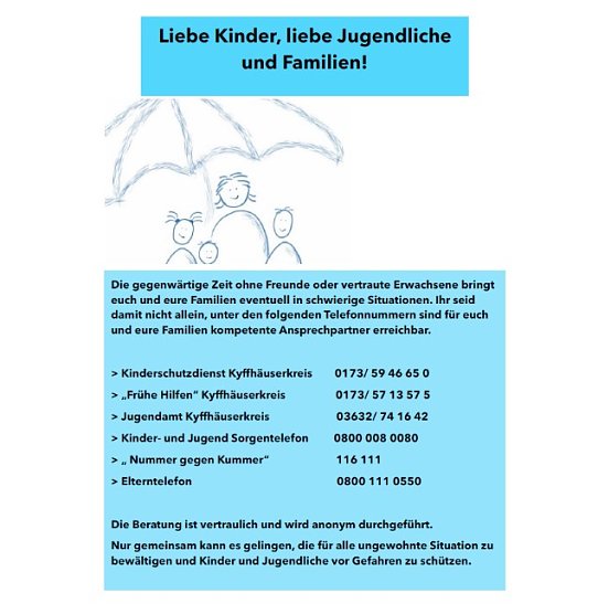 Kinderschutz hat h&ouml;chste Priorit&auml;t (Foto: Landratsamt Kyffh&auml;userkreis)