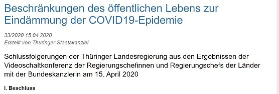 Erleichterte &Ouml;ffnung von Gesch&auml;ften? April, April in Th&uuml;ringen (Foto: Karl-Heinz Herrmann)