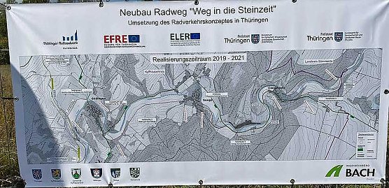Neuer Radweg nimmt Form an (Foto: Landratsamt Kyffh&auml;userkreis)
