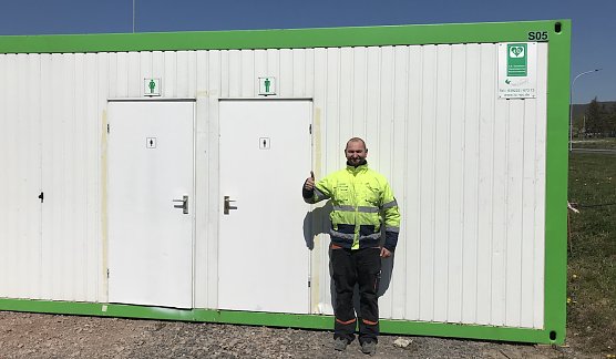 Toiltetencontainer (Foto: KNAUF)