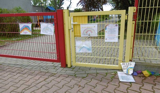 Wir machen Oberspier bunt! (Foto: Kita Rasselbande)