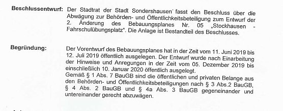 Weitere Beschl&uuml;sse im Stadtrat (Foto: Stadt Sondershausen)