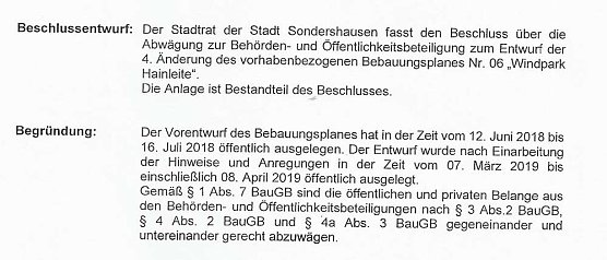 Weitere Beschl&uuml;sse im Stadtrat (Foto: Stadt Sondershausen)