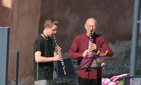 Musik erklang vom Turm (Foto: Karl-Heinz Herrmann)