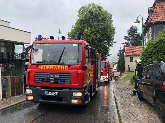 Dauerregen ruft Feuerwehren auf den Plan (Foto: Silvio Dietzel)