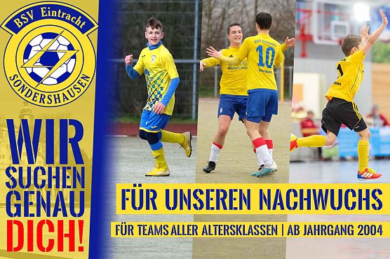 "Wir suchen genau DICH! (Foto: BSV Eintracht Sondershausen)