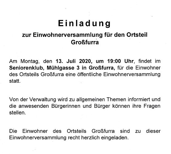 Einwohnerversammlung und Stadtratssitzung (Foto: Stadt Sondershausen)