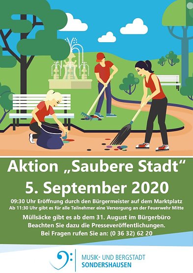 Aktion Saubere Stadt 2020 (Foto: Stadt Sondershausen)
