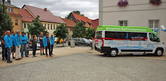 Startschuss f&uuml;r B&uuml;rgerbus in Bad Frankenhausen (Foto: Karl-Heinz Herrmann)
