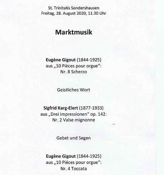 Marktmusik und Blitzeinschlag (Foto: Karl-Heinz Herrmann)