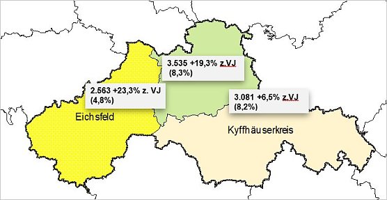 Arbeitsmarktzahlen (Foto: Arbeitsagentur Nordhausen)