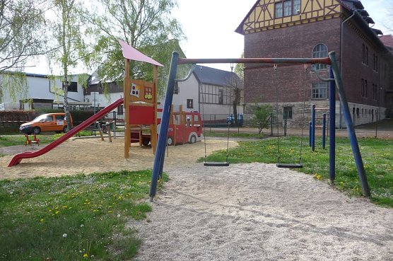 Zur Inklusion auf den Spielpl&auml;tzen Sondershausen (Foto: Stadt Sondershausen)